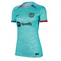 Camiseta Barcelona Robert Lewandowski #9 Tercera Equipación Replica 2023-24 para mujer mangas cortas